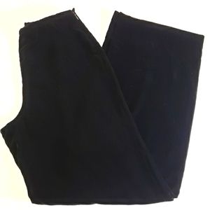 The Limited Black Velour Pants Size 4